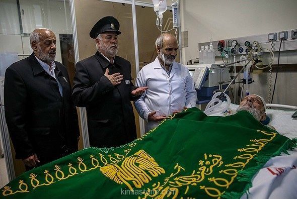 عیادت خادمان امام رضا (ع) از بیماران