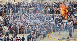 مراسم جشن نوروز در تنگی سر کردستان