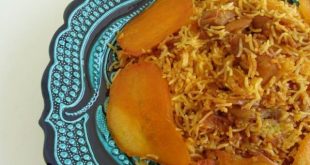 چلو کدو در رستوران های مازندران
